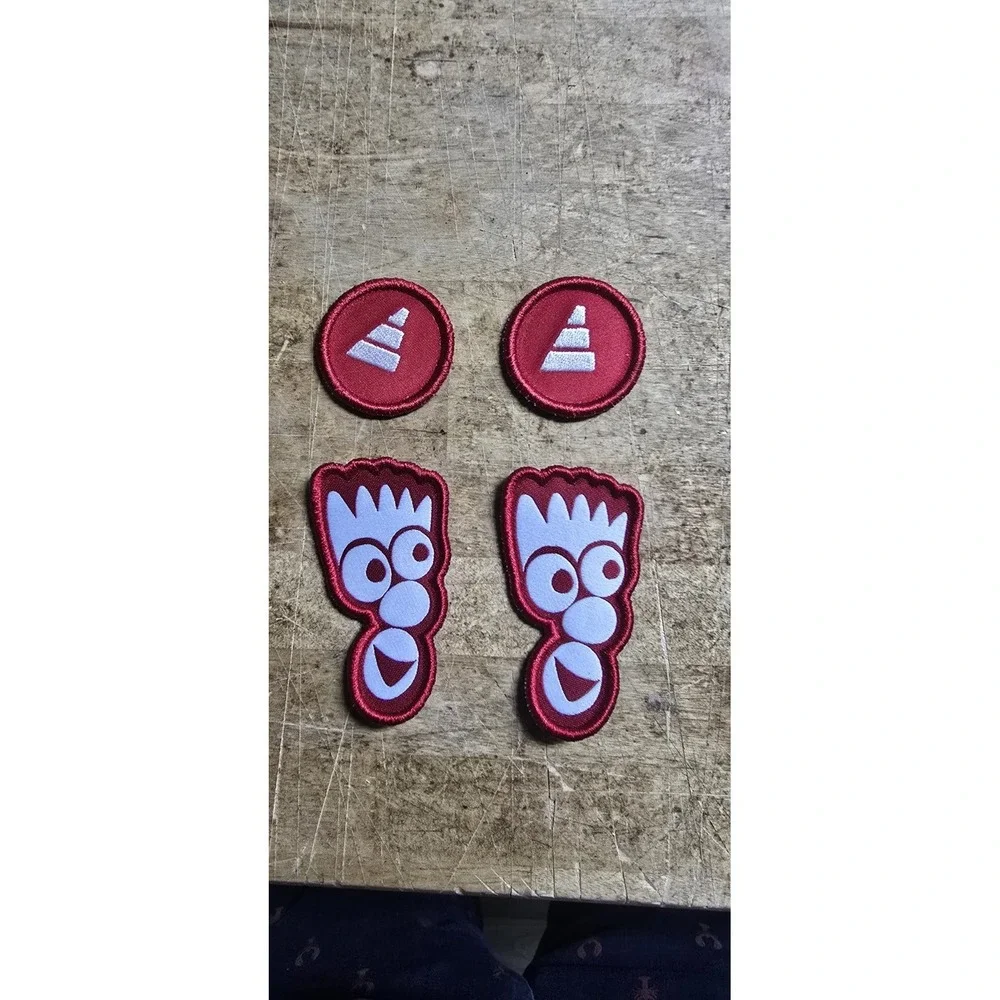 Lot Of 4 embroidered patches